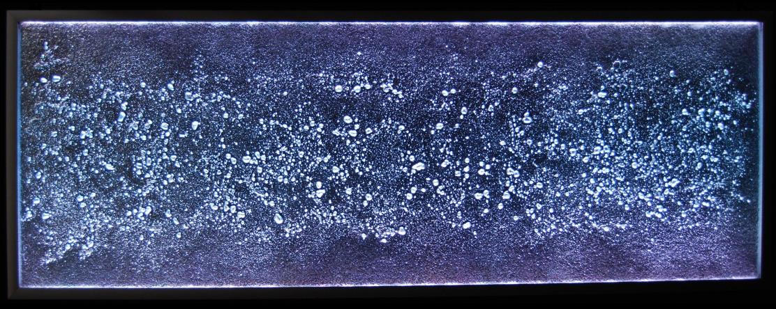 Leuchtendes Strkturglas weis